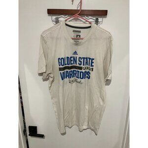 Adidas Men's Golden State Warriors Steph Curry 2015 Finals T-Shirt, White, XL